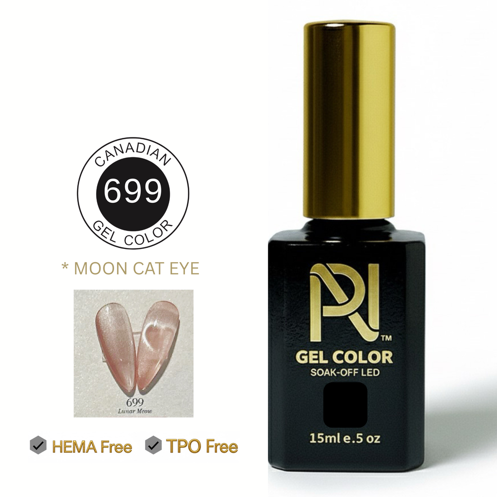 699 • MOON CAT EYE • GEL COLOR • HEMA FREE & TPO FREE