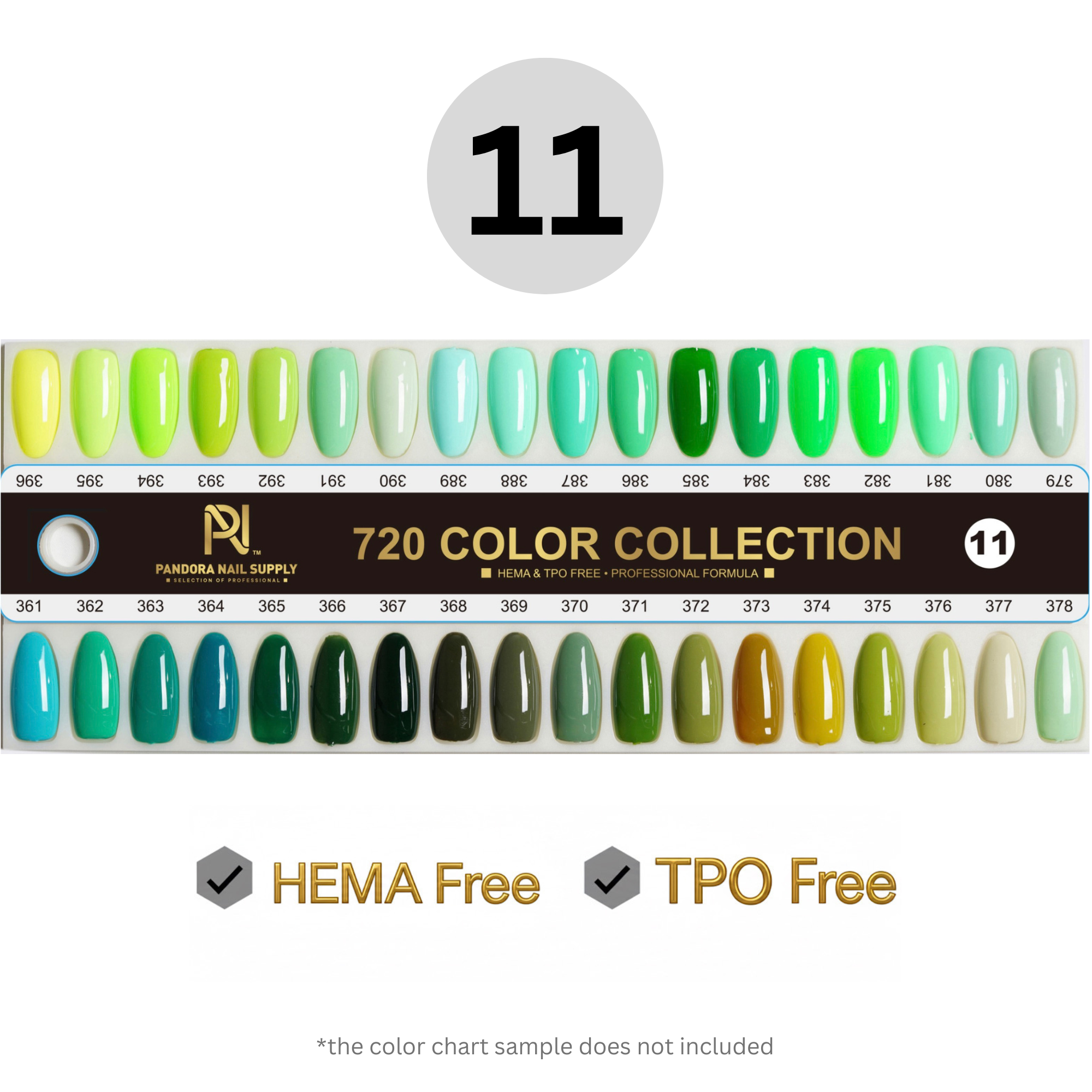 720 GEL COLOR • COLLECTION • HEMA - FREE