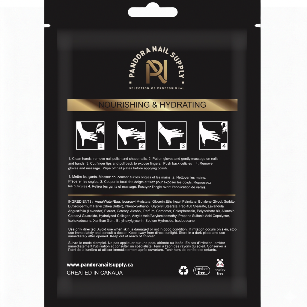 Lavender Collagen Hand Mask – Dual Action Hydration & Exfoliation