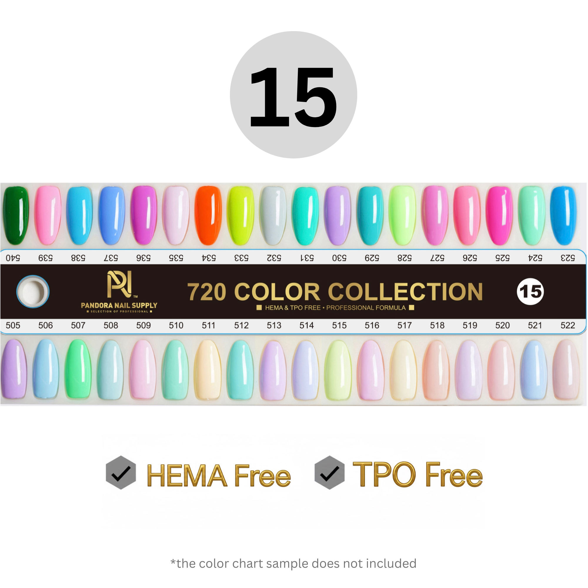 720 GEL COLOR • COLLECTION • HEMA - FREE