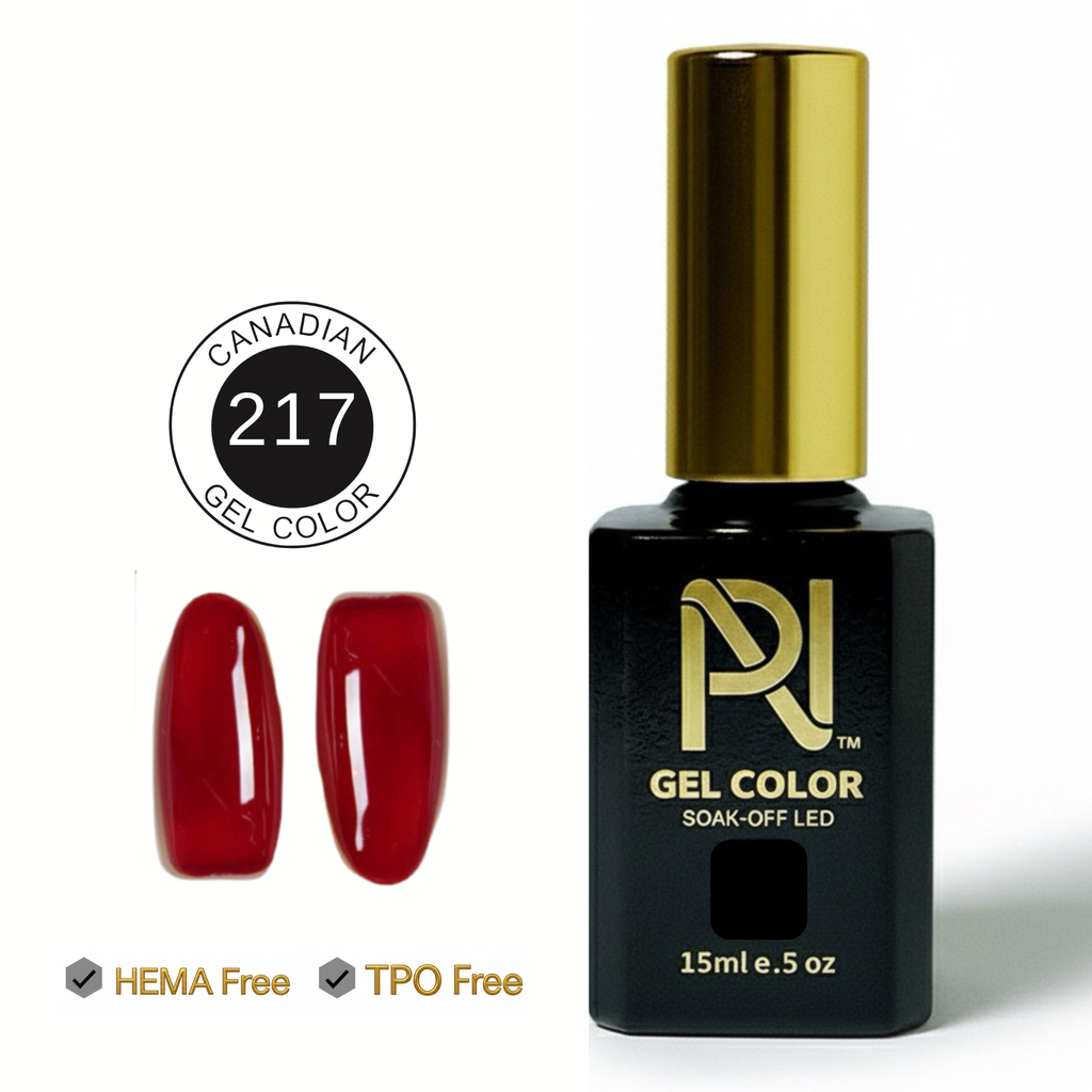 217 • GEL COLOR • HEMA FREE & TPO FREE