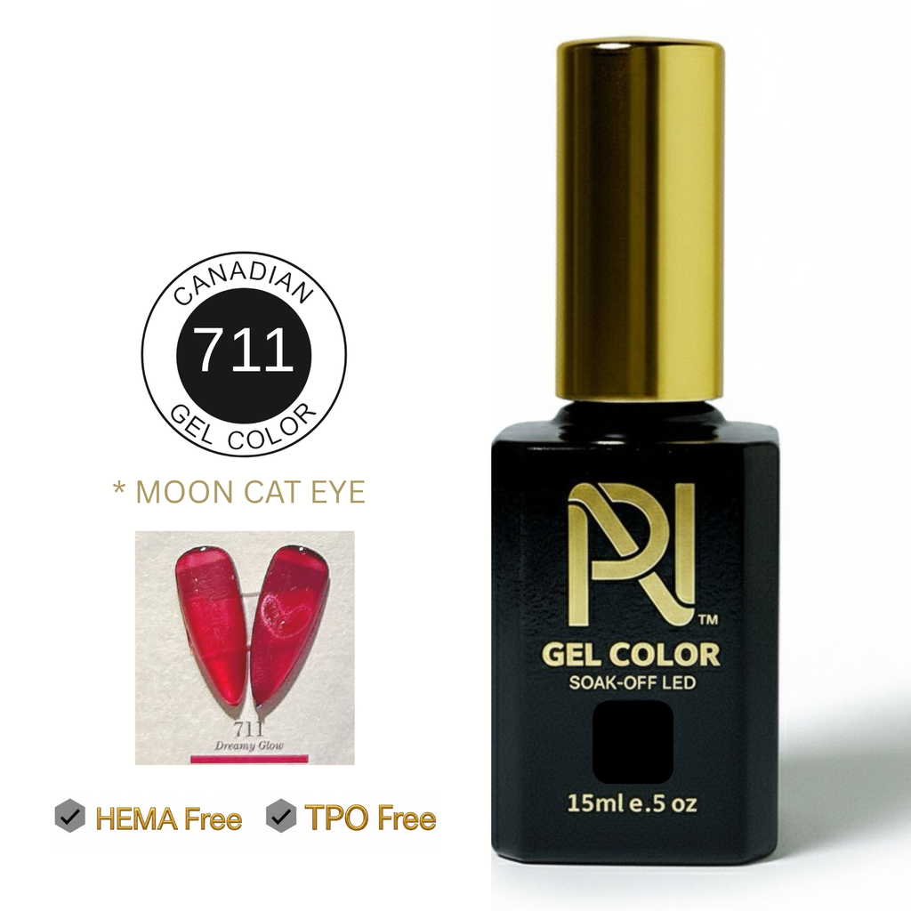 711  • MOON CAT EYE • GEL COLOR • HEMA FREE & TPO FREE