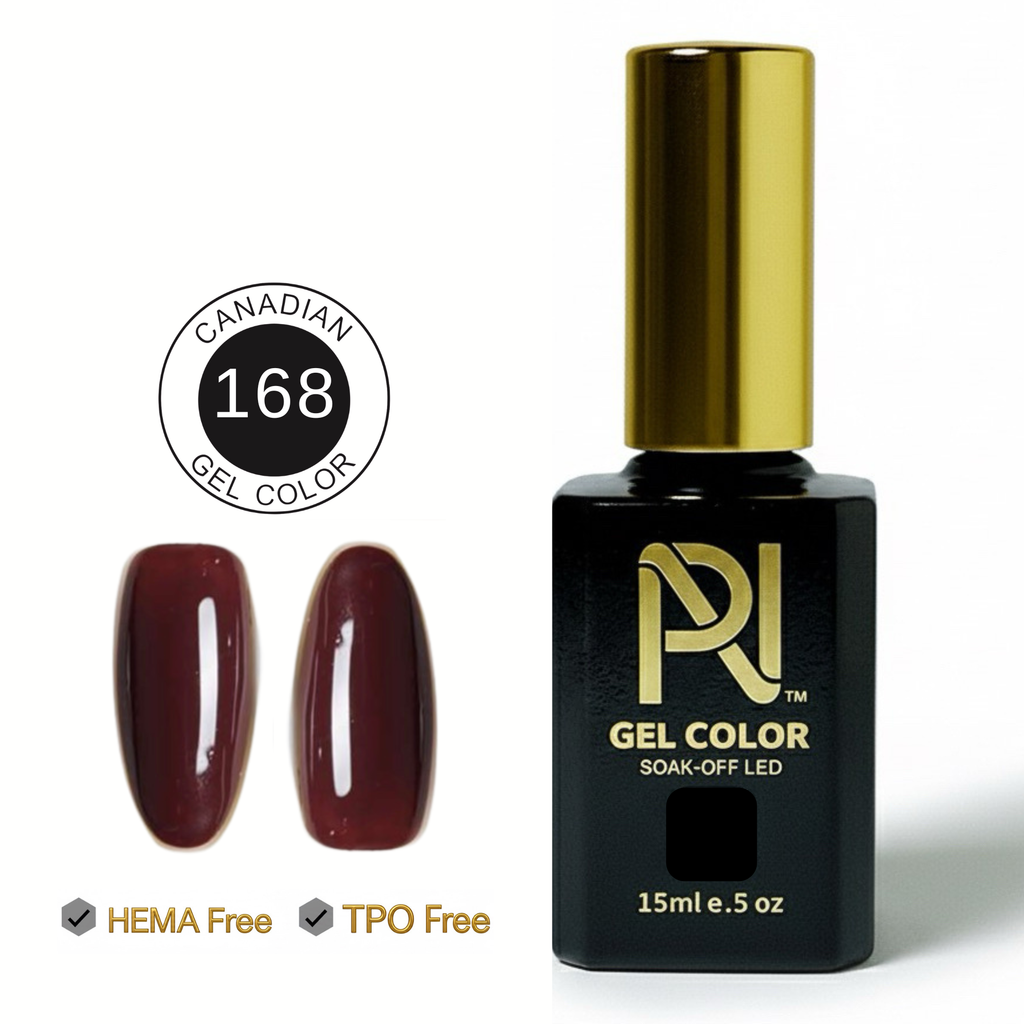 168 • GEL COLOR • HEMA FREE & TPO FREE