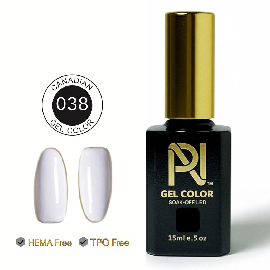 038 • GEL COLOR • HEMA FREE & TPO FREE