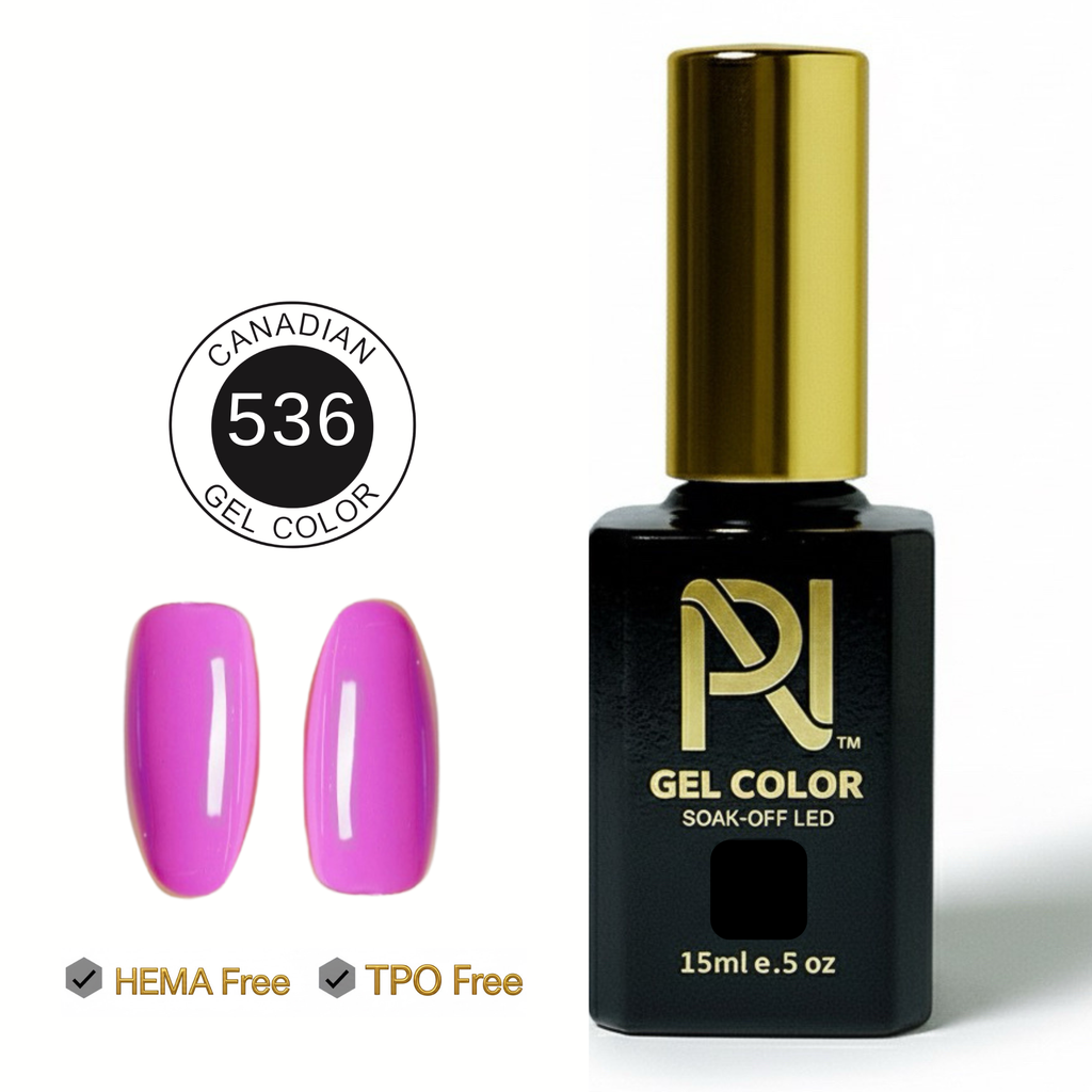 536 • GEL COLOR • HEMA FREE & TPO FREE