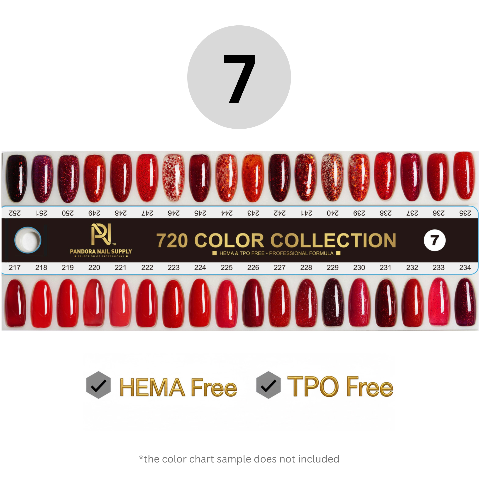 720 GEL COLOR • COLLECTION • HEMA - FREE