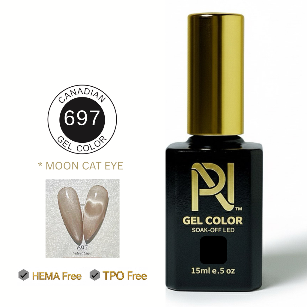 697 • MOON CAT EYE • GEL COLOR • HEMA FREE & TPO FREE