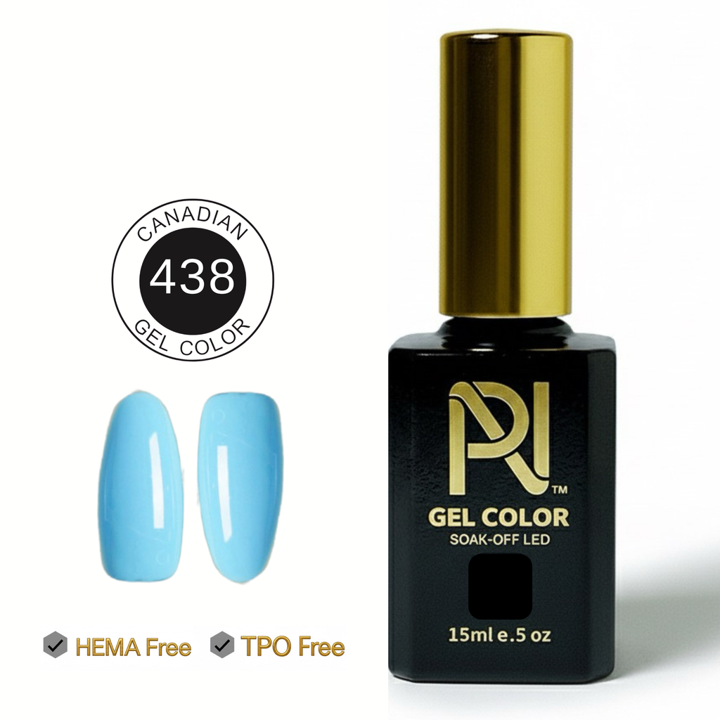 438 • GEL COLOR • HEMA FREE & TPO FREE