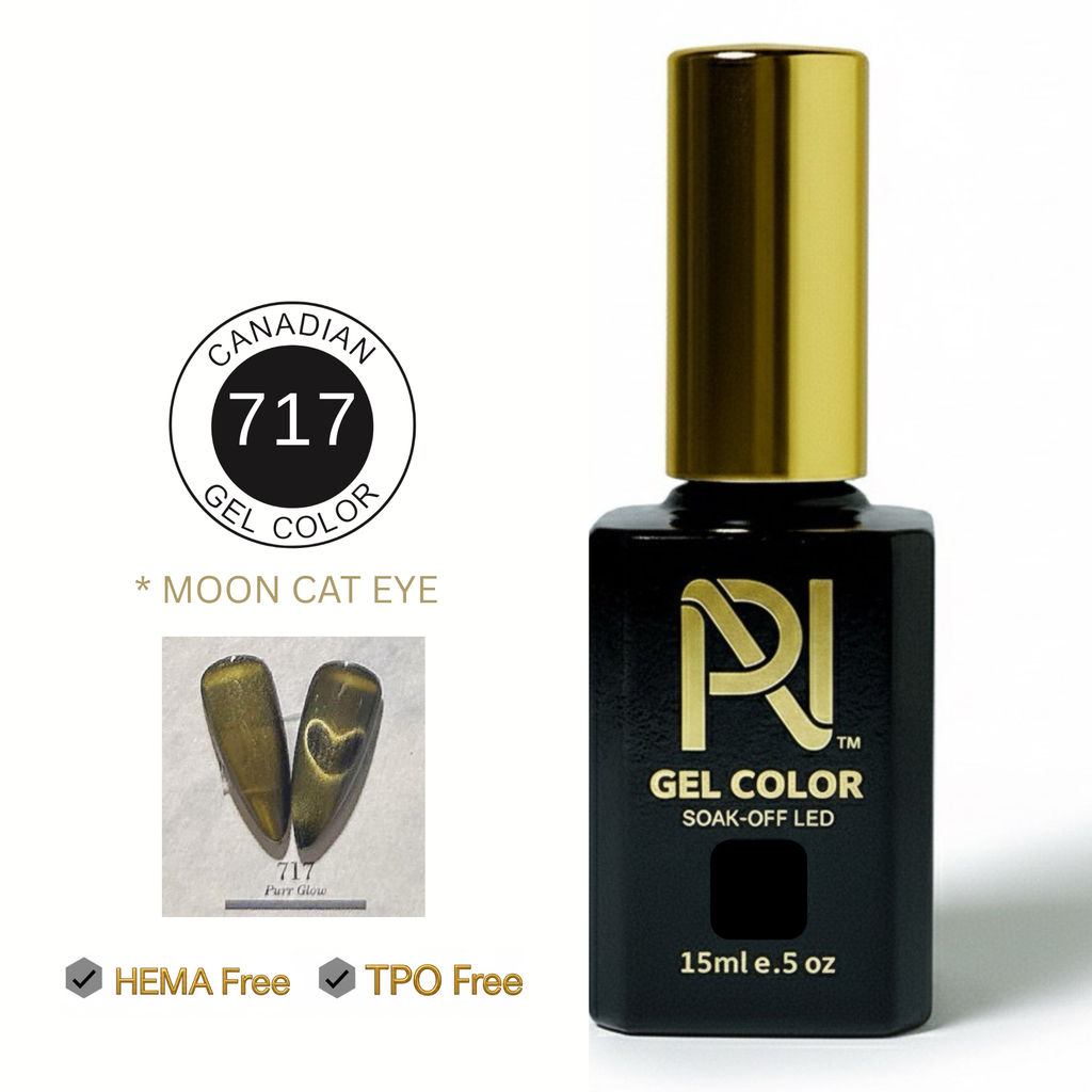 717 • MOON CAT EYE • GEL COLOR • HEMA FREE & TPO FREE