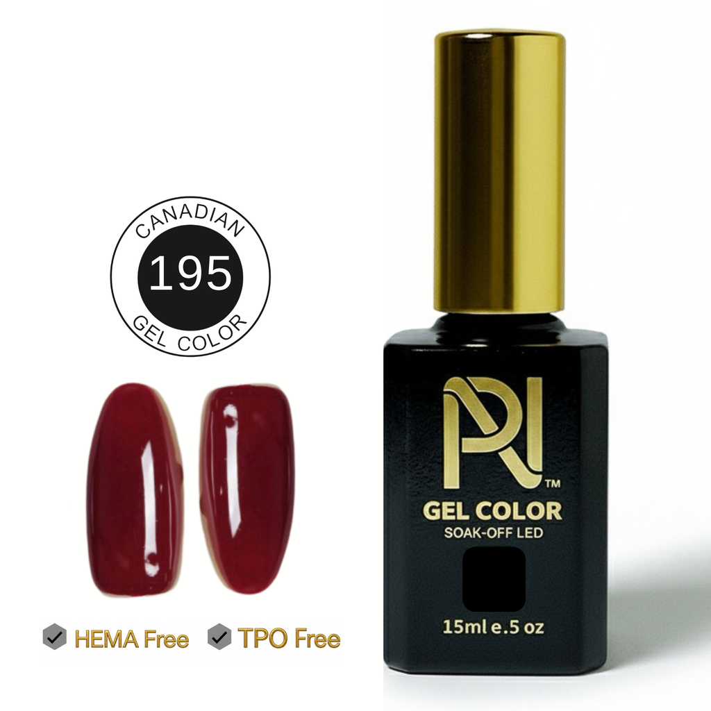 195 • GEL COLOR • HEMA FREE & TPO FREE