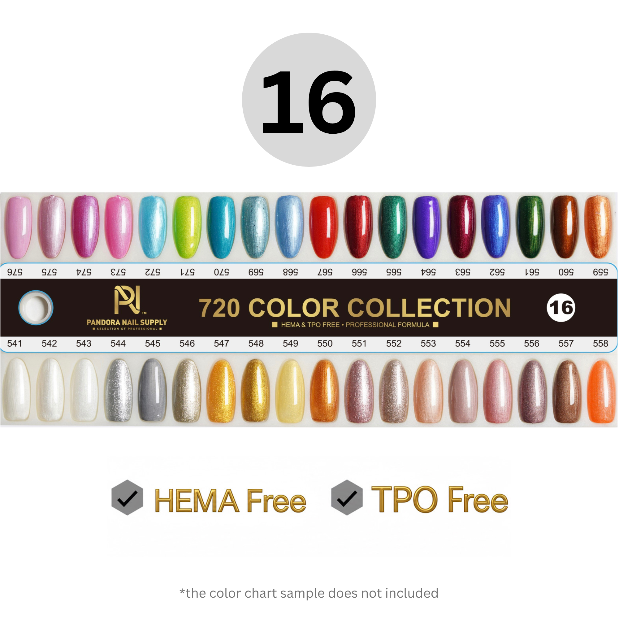 720 GEL COLOR • COLLECTION • HEMA - FREE