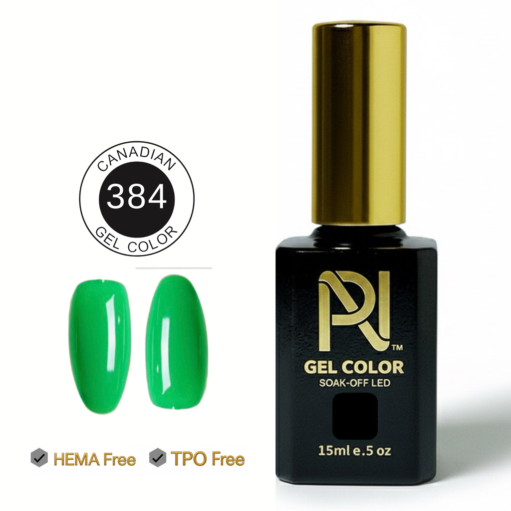 384 • GEL COLOR • HEMA FREE & TPO FREE
