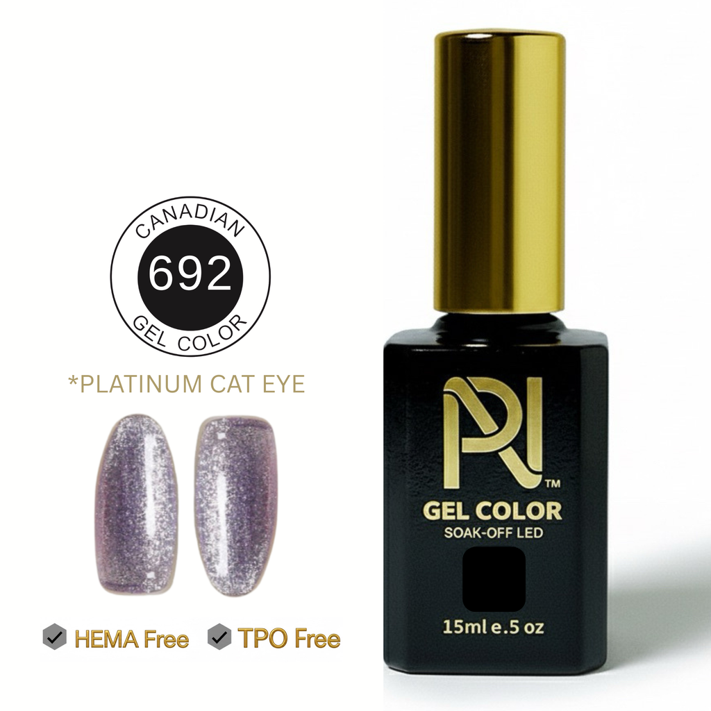 692 • CAT EYE PLATINUM • GEL COLOR • HEMA FREE & TPO FREE