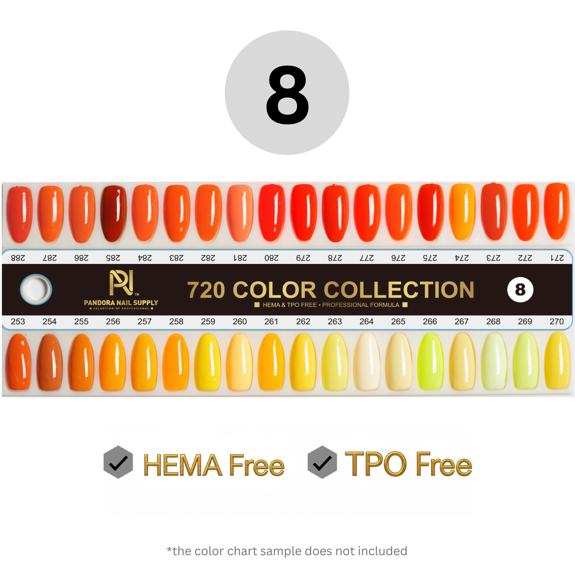 720 GEL COLOR • COLLECTION • HEMA - FREE