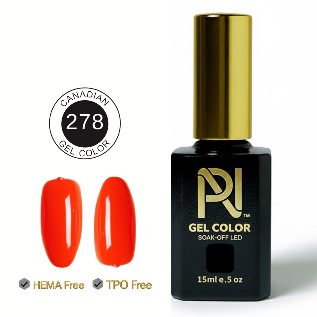 278 • GEL COLOR • HEMA FREE & TPO FREE