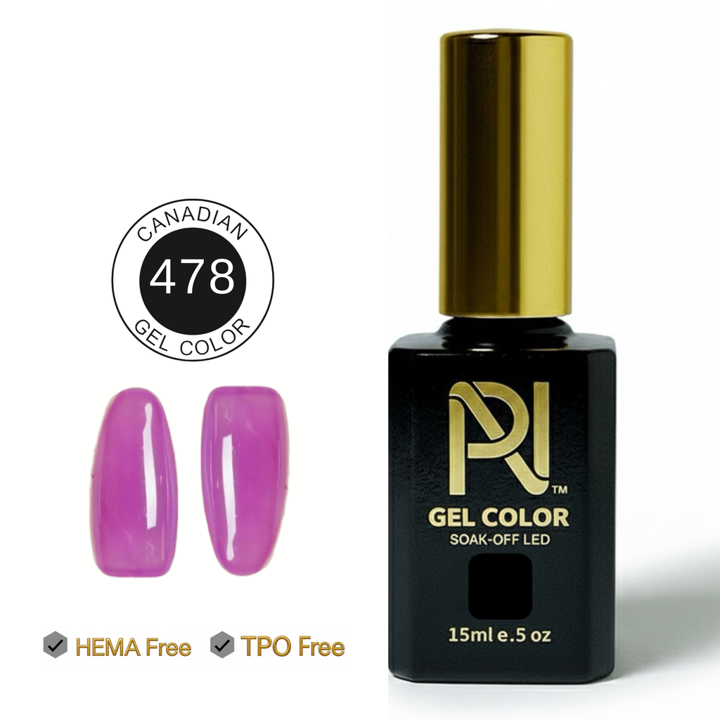 478 • GEL COLOR • HEMA FREE & TPO FREE