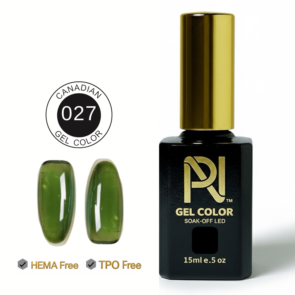 027 • GEL COLOR • HEMA FREE & TPO FREE