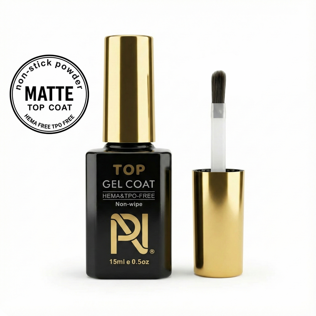 MATTE TOP COAT - NON STICK POWDER - HEMA & TPO FREE - 15ml
