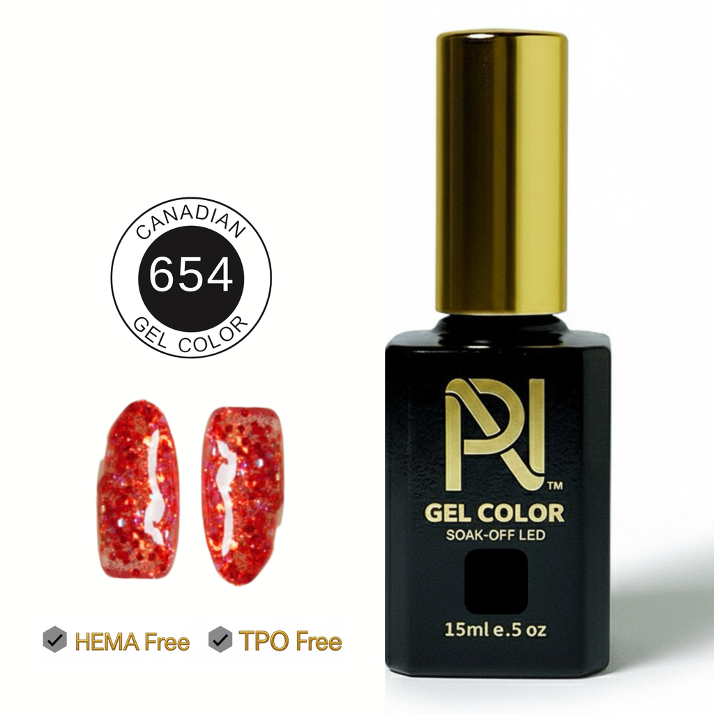 654 • GEL COLOR • HEMA FREE & TPO FREE