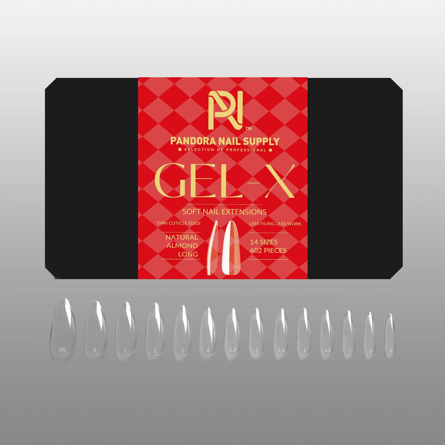 GEL X • TIPS BOX 602 PCS • 21 STYLE OPTIONS