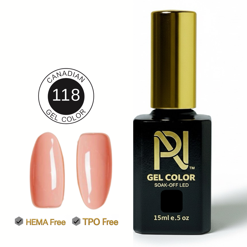 118 • GEL COLOR • HEMA FREE & TPO FREE