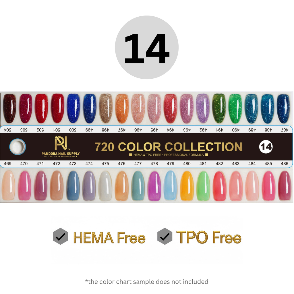 720 GEL COLOR • COLLECTION • HEMA - FREE