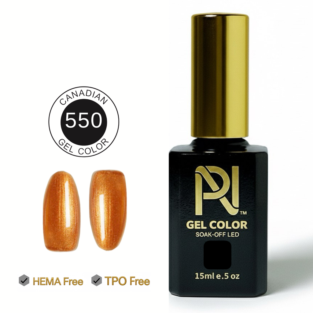 550 • GEL COLOR • HEMA FREE & TPO FREE