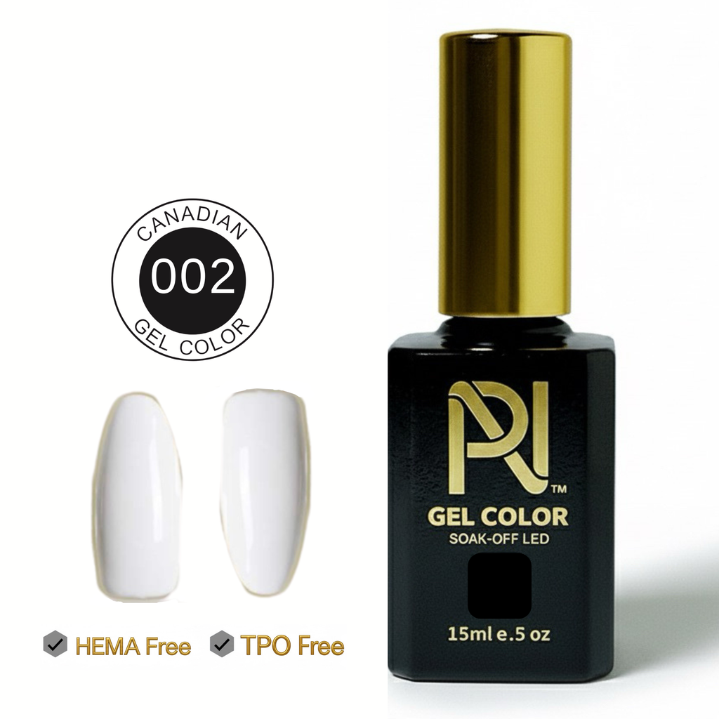 002 • SUPER WHITE • GEL COLOR • HEMA FREE & TPO FREE