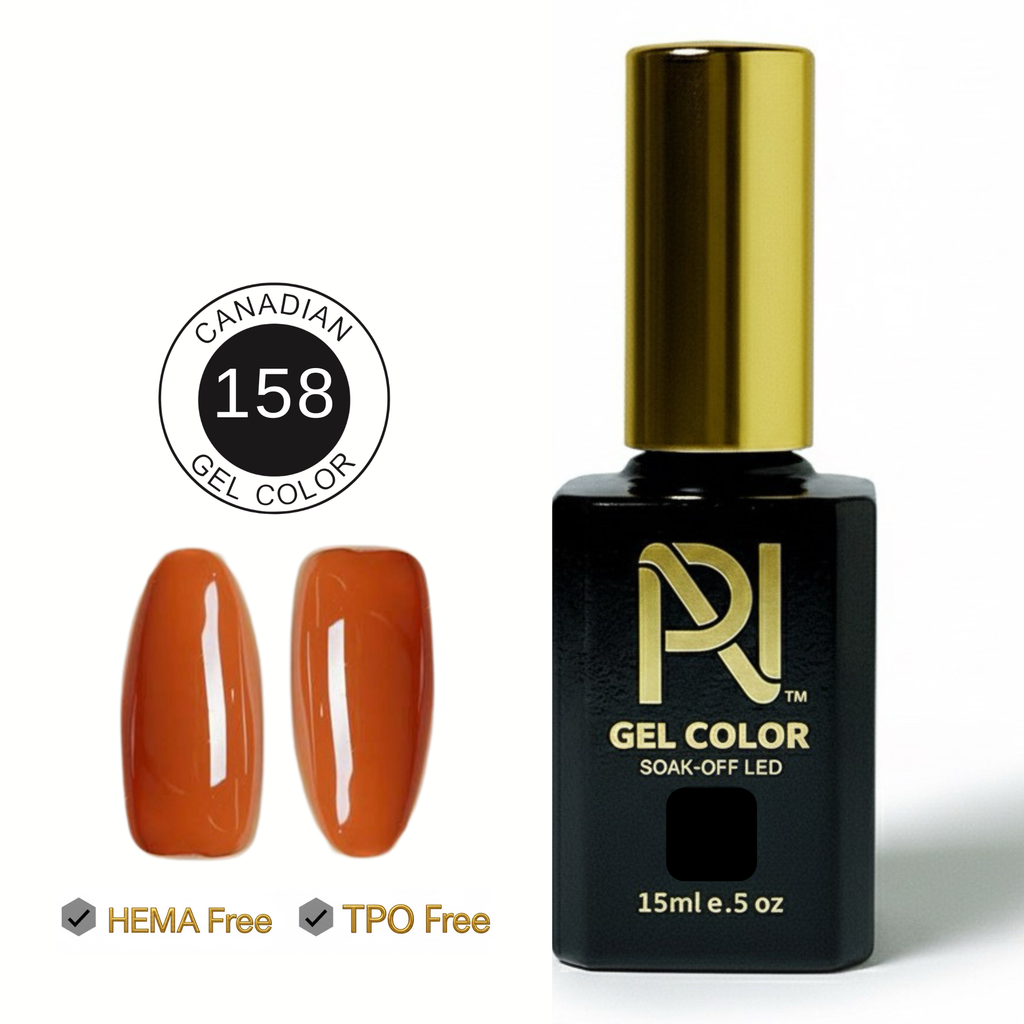 158 • GEL COLOR • HEMA FREE & TPO FREE