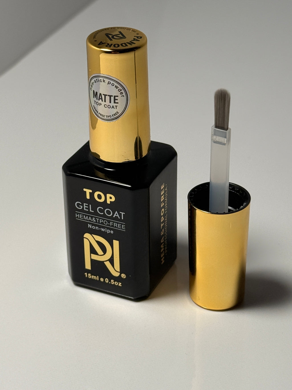 MATTE TOP COAT - NON STICK POWDER - HEMA & TPO FREE - 15ml