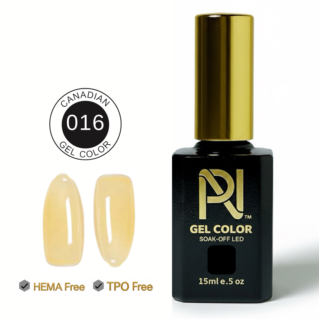 016 • GEL COLOR • HEMA FREE & TPO FREE