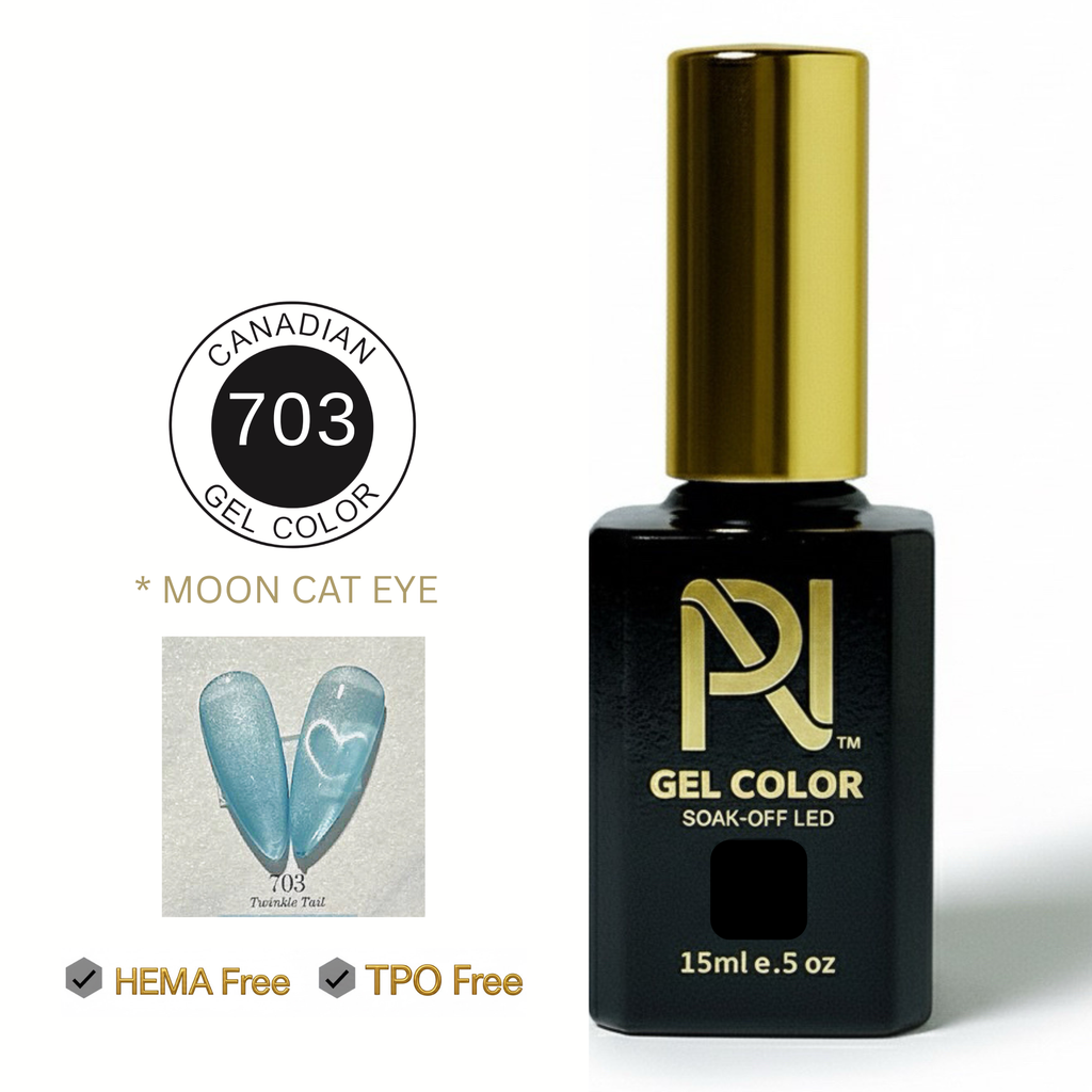 703 • MOON CAT EYE • GEL COLOR • HEMA FREE & TPO FREE