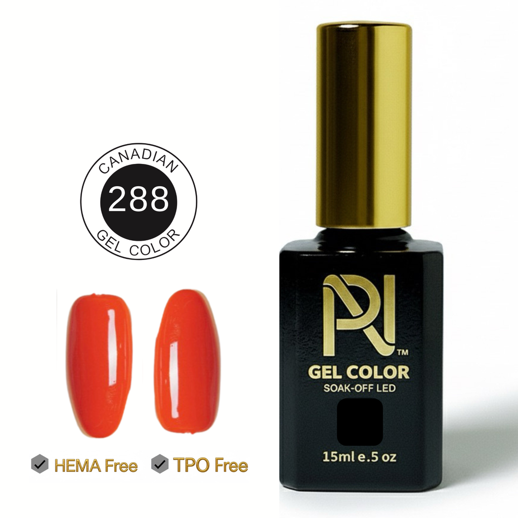 288 • GEL COLOR • HEMA FREE & TPO FREE