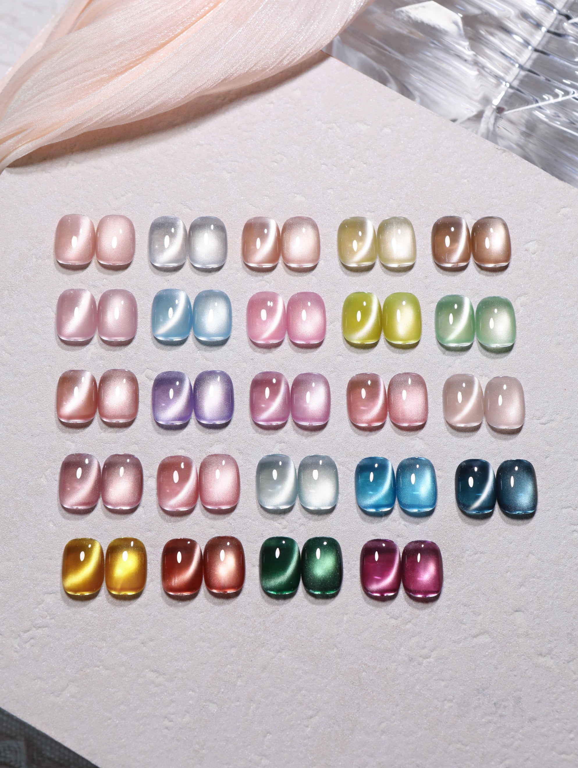 CAT EYE • 25 COLORS • HEMA FREE & TPO FREE