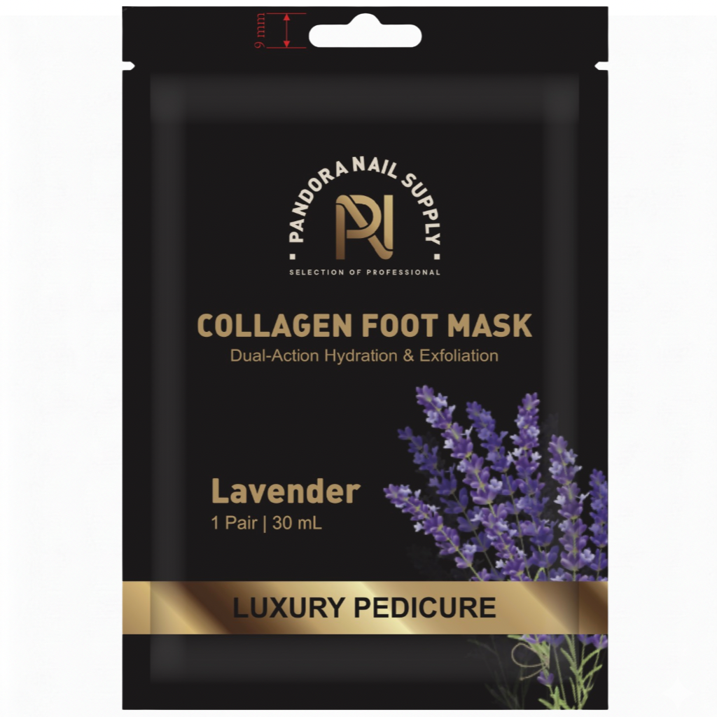 Lavender Collagen Foot Mask – Dual Action Hydration & Exfoliation