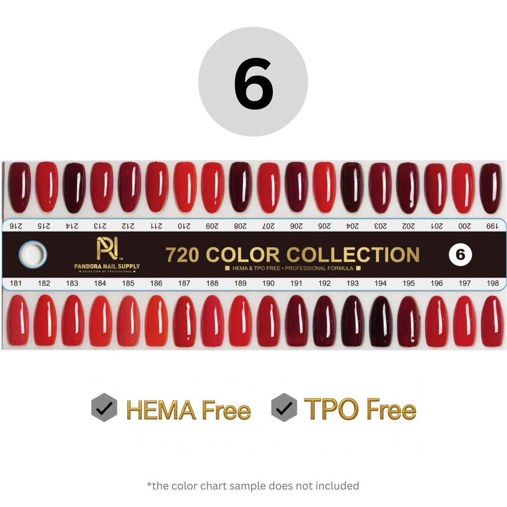 720 GEL COLOR • COLLECTION • HEMA - FREE