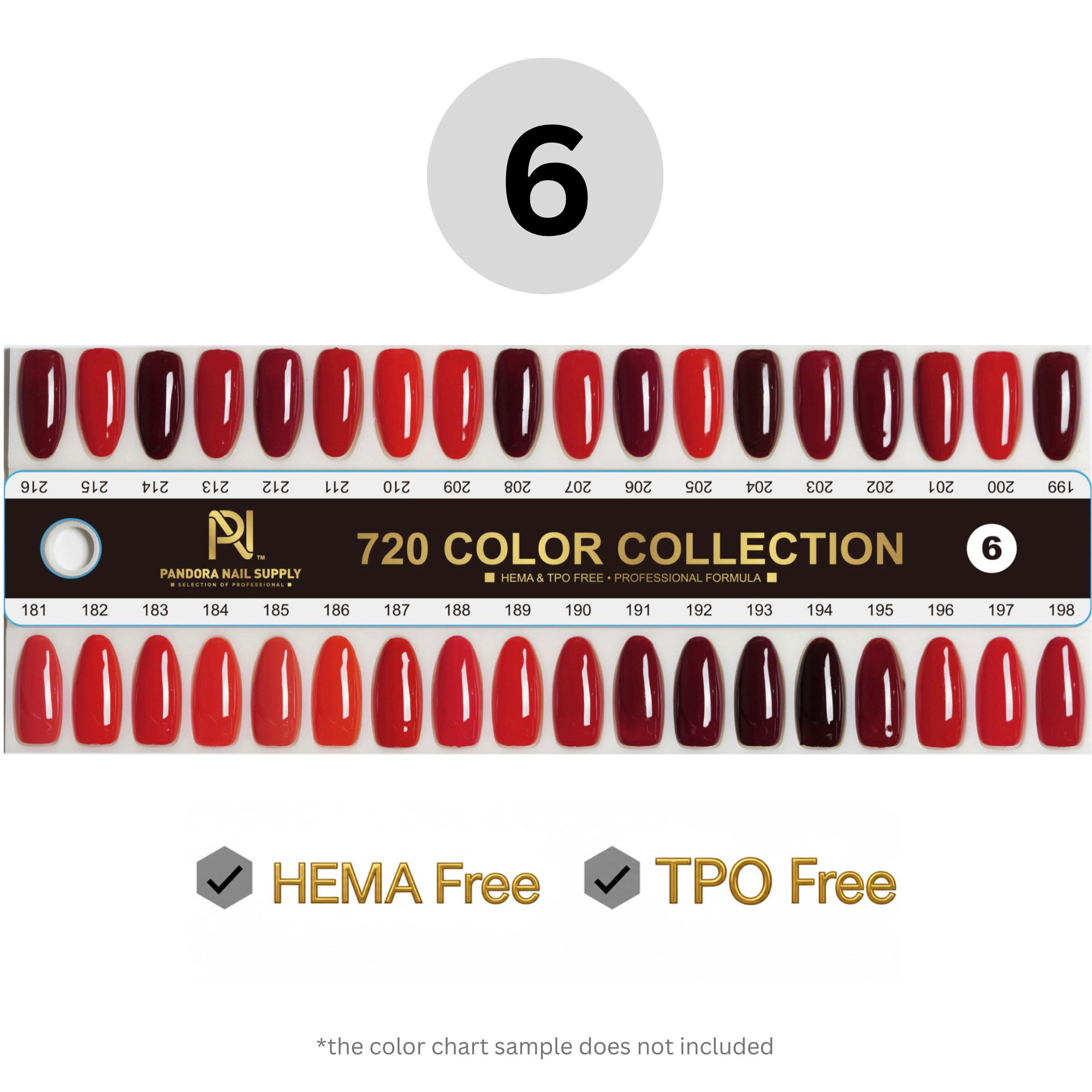 720 GEL COLOR • COLLECTION • HEMA - FREE