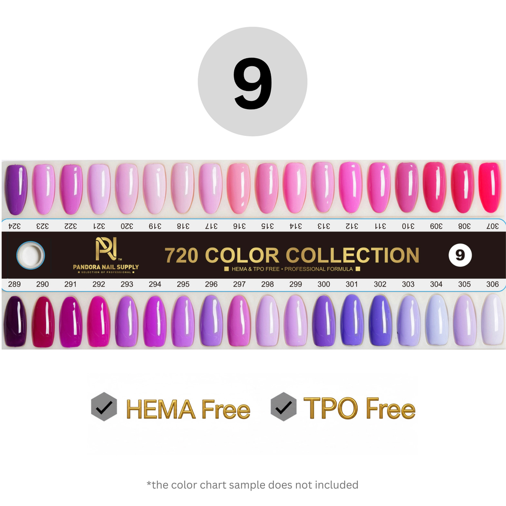 720 GEL COLOR • COLLECTION • HEMA - FREE