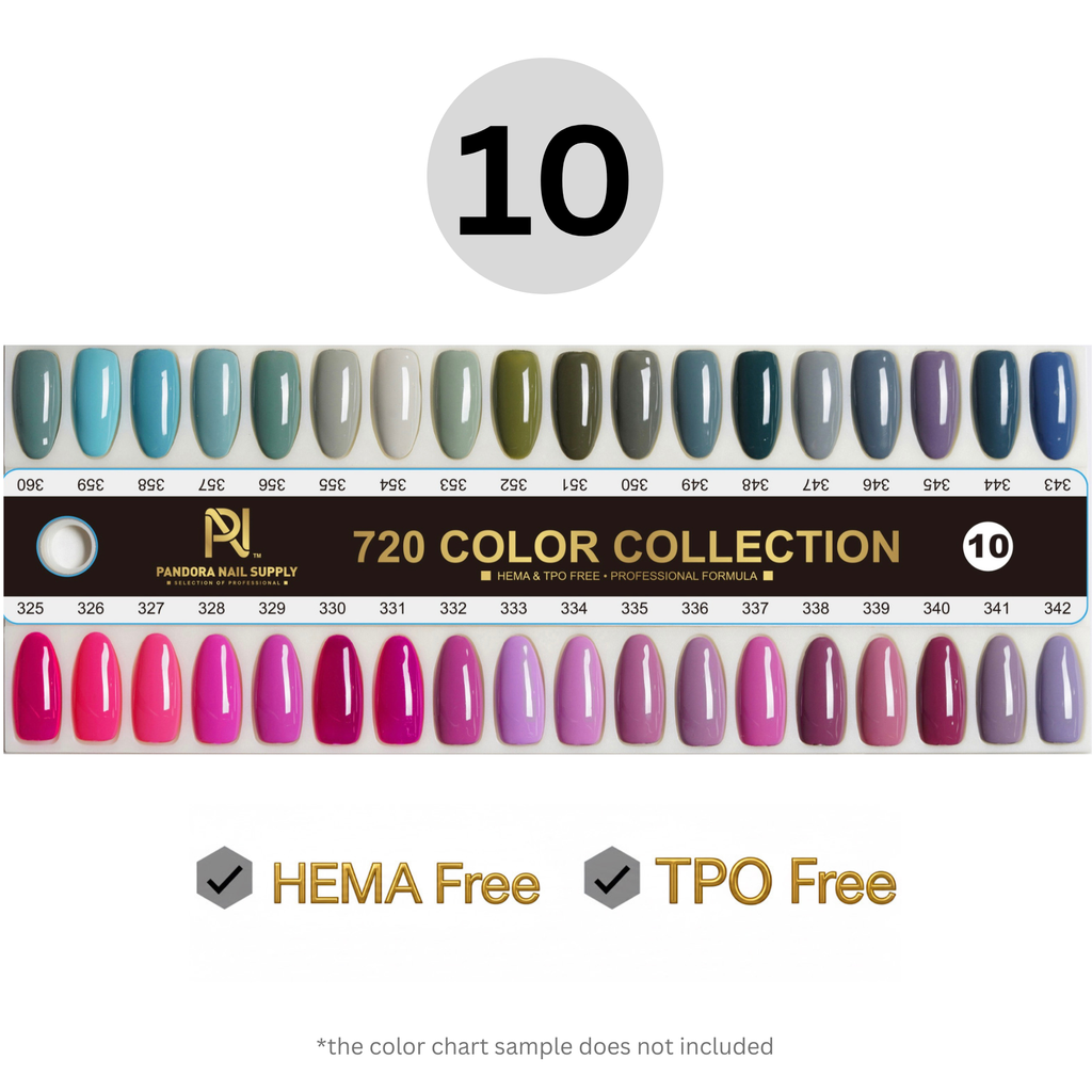 720 GEL COLOR • COLLECTION • HEMA - FREE
