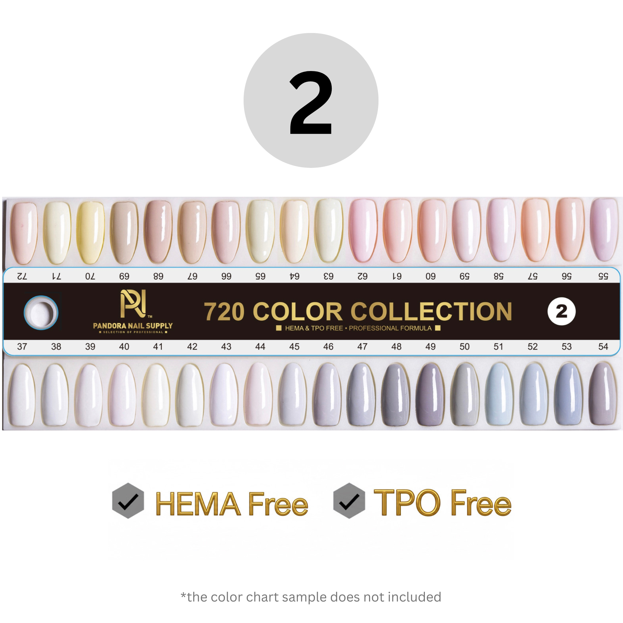 720 GEL COLOR • COLLECTION • HEMA - FREE