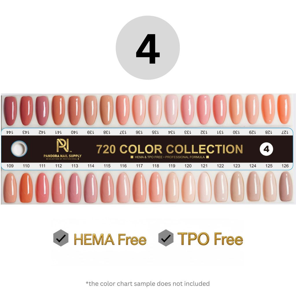 720 GEL COLOR • COLLECTION • HEMA - FREE