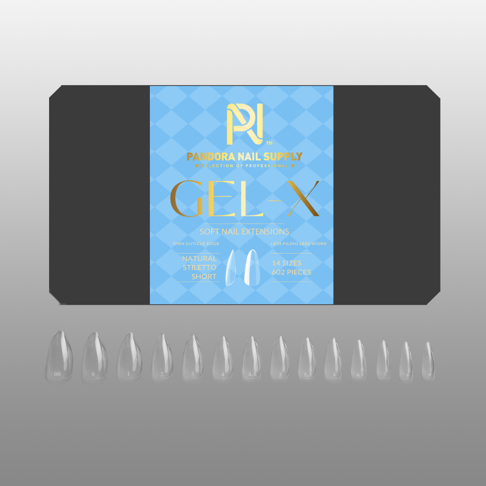 GEL X • TIPS BOX 602 PCS • 19 STYLE OPTIONS