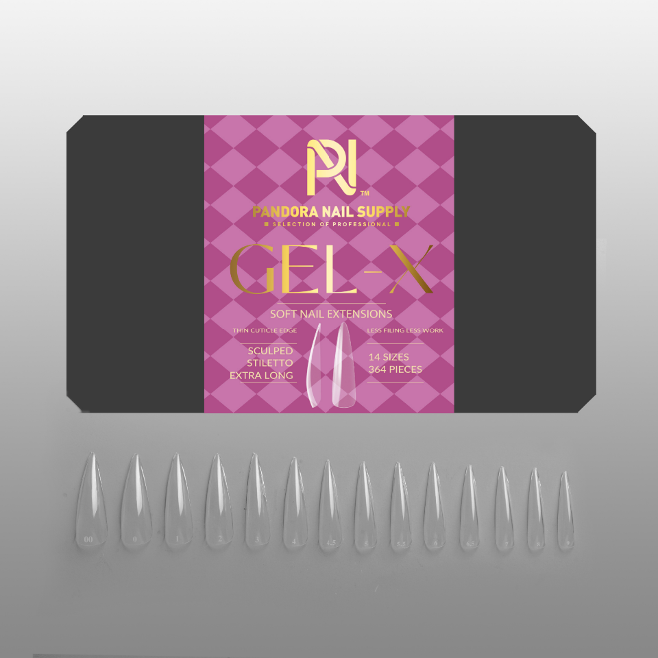 GEL X • TIPS BOX 602 PCS • 19 STYLE OPTIONS