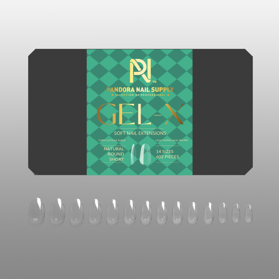GEL X • TIPS BOX 602 PCS • 19 STYLE OPTIONS