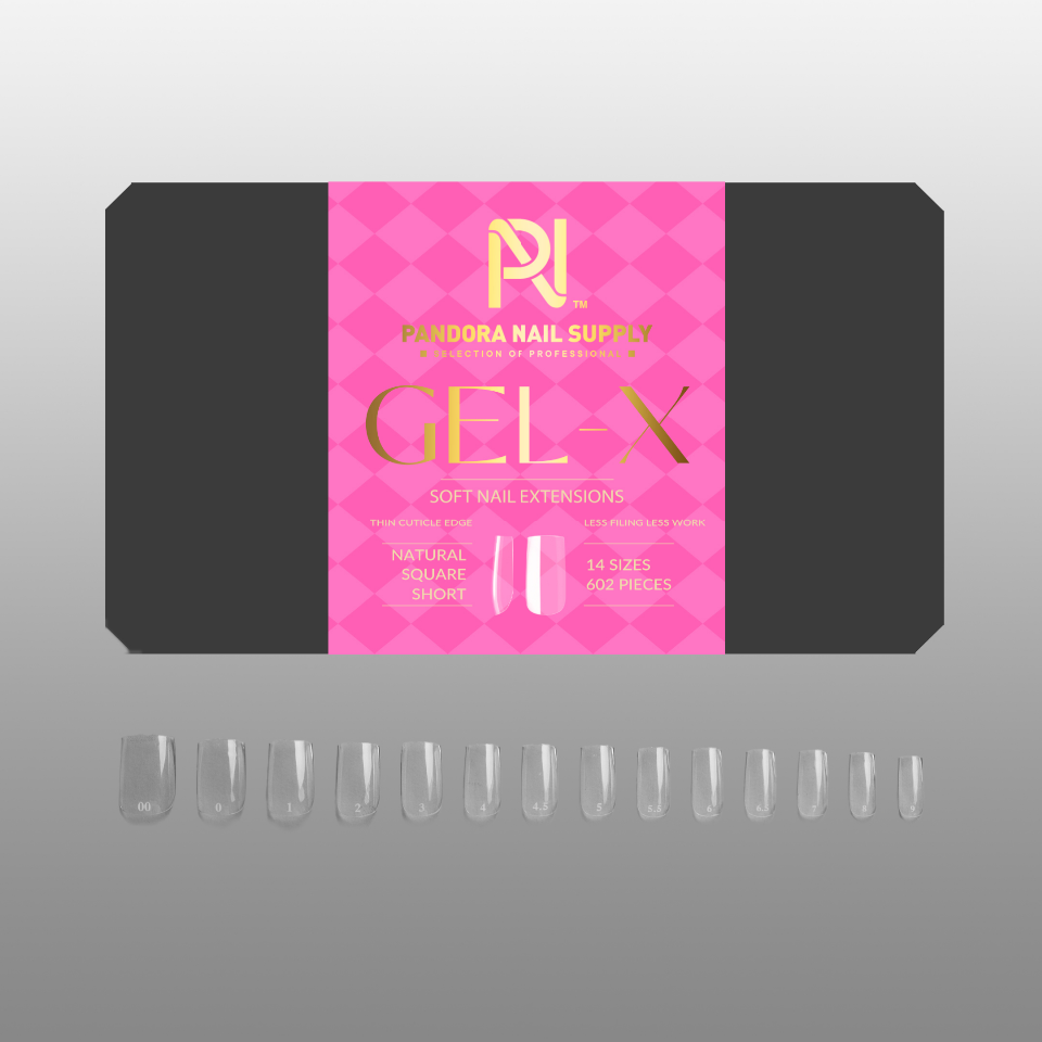 GEL X • TIPS BOX 602 PCS • 19 STYLE OPTIONS