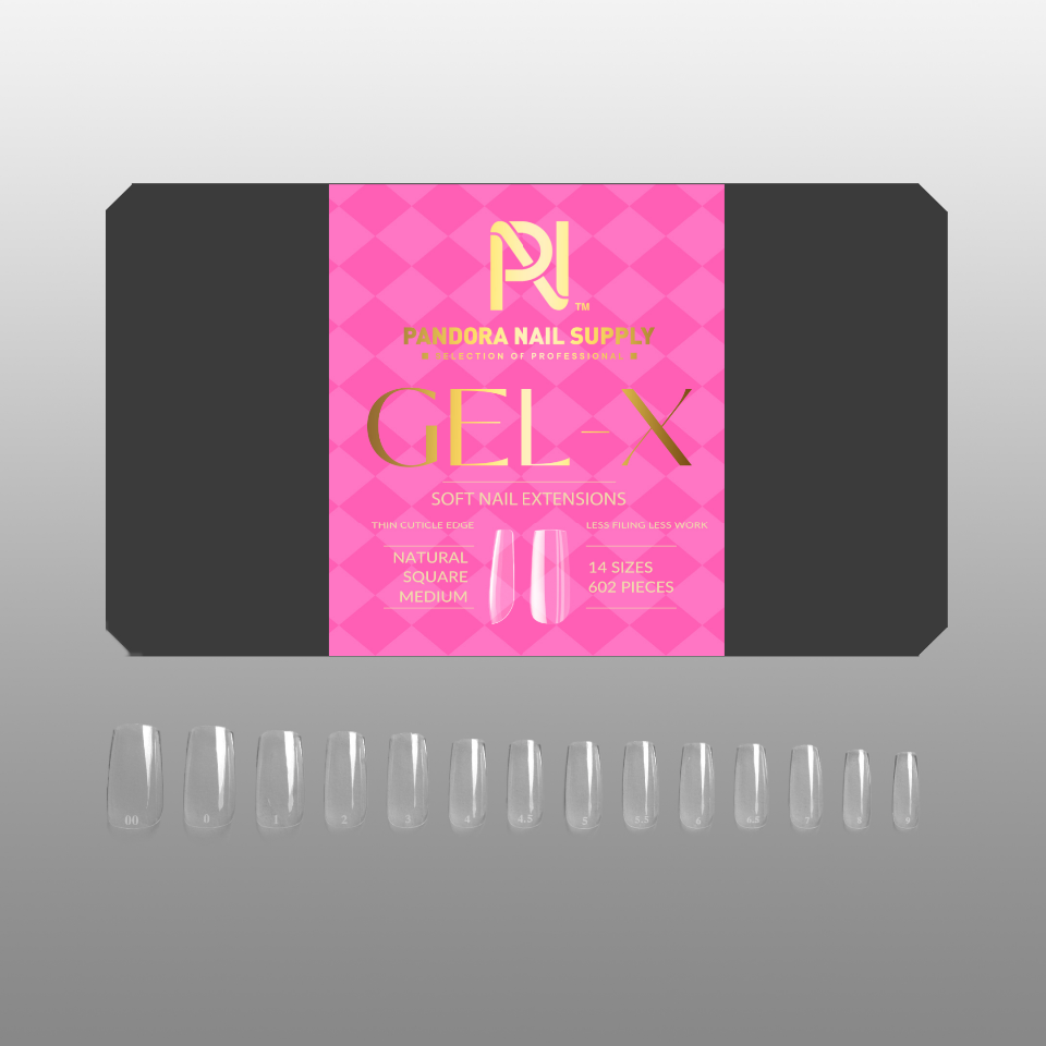 GEL X • TIPS BOX 602 PCS • 19 STYLE OPTIONS