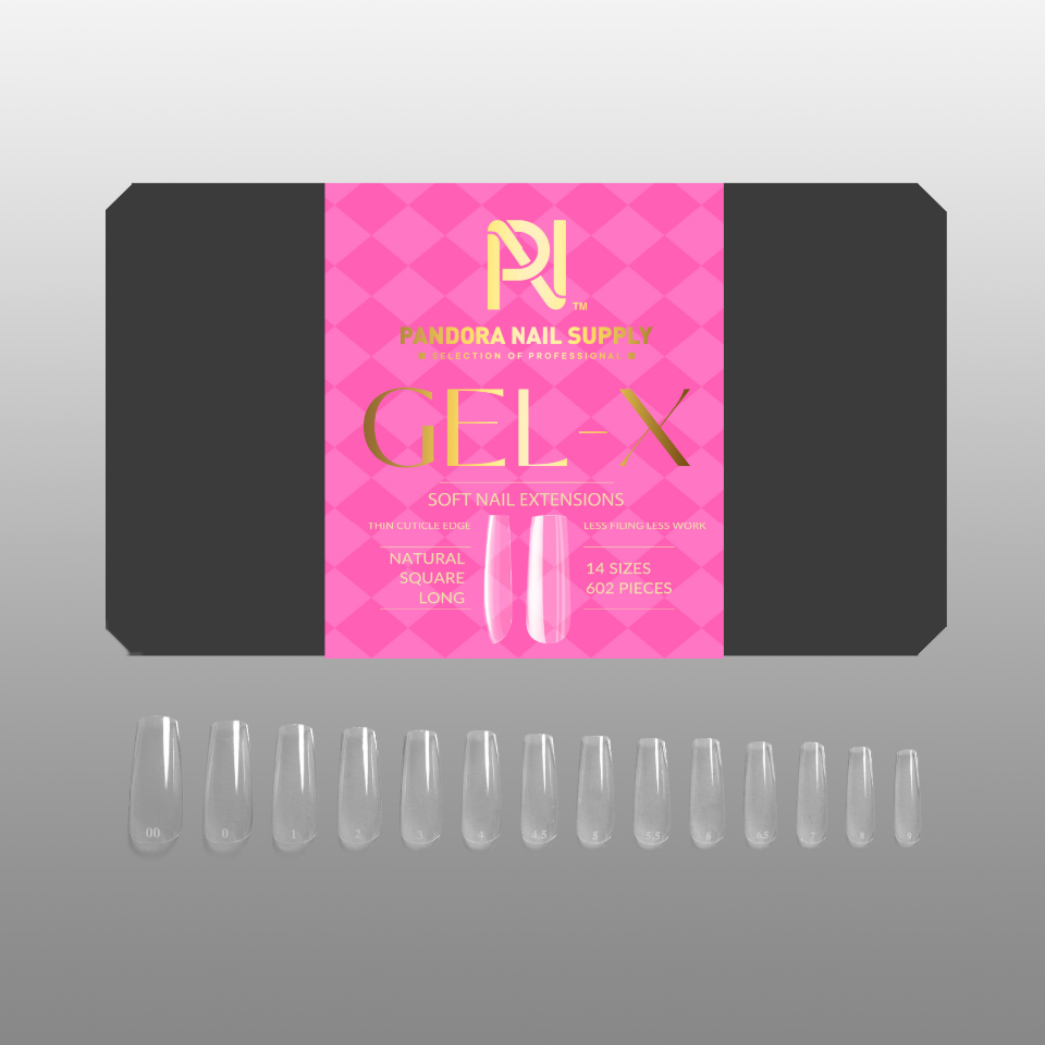 GEL X • TIPS BOX 602 PCS • 19 STYLE OPTIONS