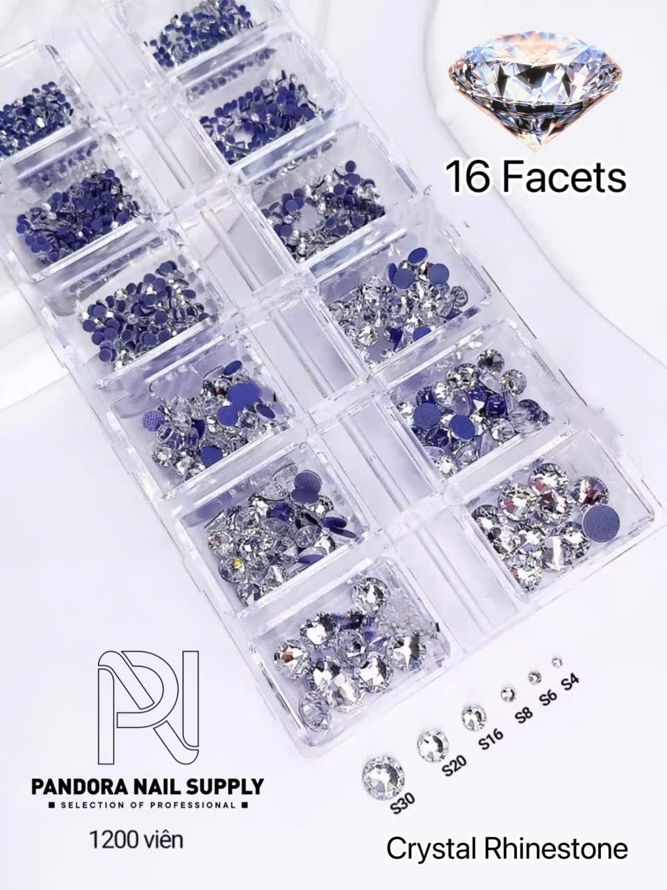 RHINESTONE CT • 16 FACETS