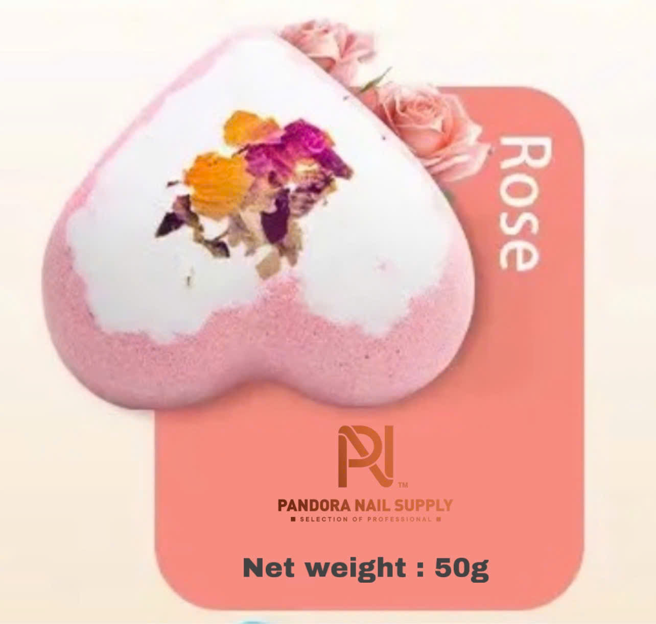 ROSE • 10 PCS • BATH BOMB • 50G
