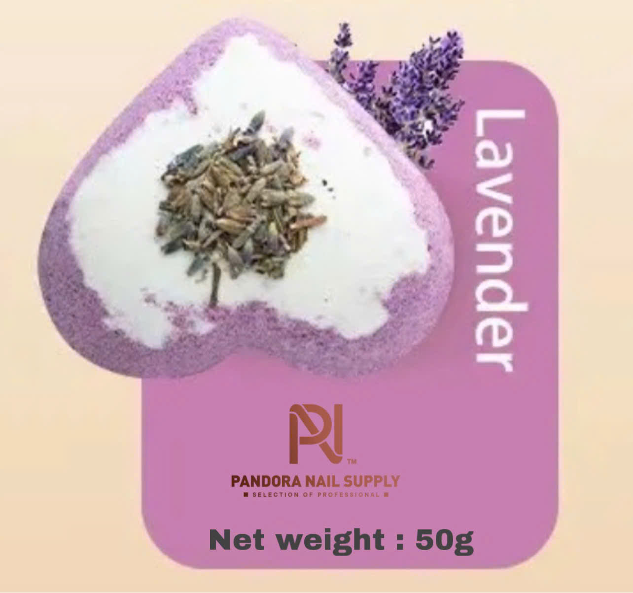 LAVENDER • 10 PCS • BATH BOMB • 50G